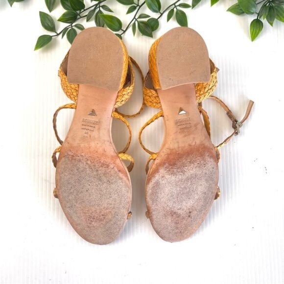SCHUTZ Rosalia Strappy Block-Heel Sandals 9 - Picture 7 of 10